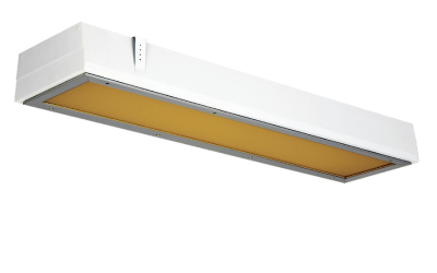 Paramount Lighting. PMG1/ADPMSG1AD. Grid Techniseal Troffer Narrow Spectrum Amber, Dual Circuit.