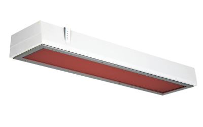 Paramount Lighting. PMG1R/PMSG1R. Grid Techniseal Troffer Vivarium Red.