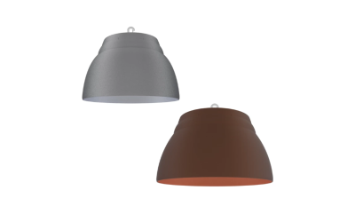 PrentaLux. UHBS2. Decorative High Bay Gen 2 High output 12,000 - 36,000 Lumens Performance Based Decorative Pendant.