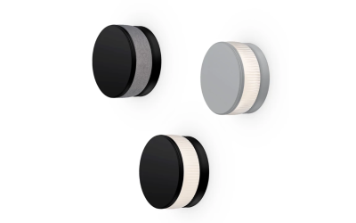 PrentaLux. Fluxyn Series - 6'' Round Surface Mount/Wall Sconce 4'' Integral LED Light Engine Performance Decorative.