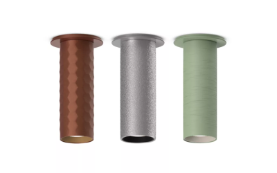 PrentaLux. CYL3S - 3'' Decorative Surface Mount Sustainable LED Cylinder - Integral LED Light Engine Functional Performance.