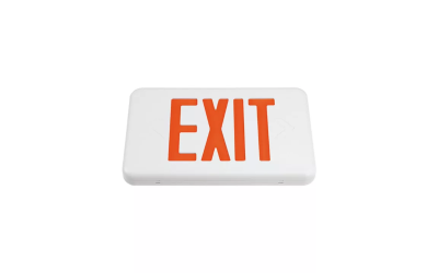 Sure-Lites. LPX7GSF/LPX7RSF. Battery Backup Universal Mount Exit Sign.