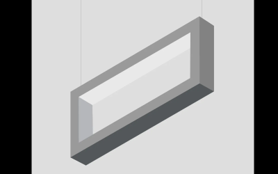 Whitegoods. WG-CL-FRH. City Linear Frame Horizontal Suspended.
