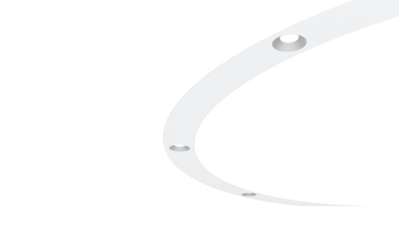 3G Lighting. 3GR-48RDSL. 4.8'' CURVED RECESSED SLOT 3'' ROUND DOWNLIGHT.