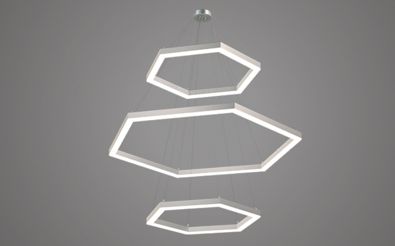 ALW. LS2CM. LIGHTSHAPES HEXA MULTISTAK SUSPENDED.