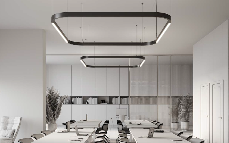 Axis Lighting. StencilFlex Curved Square & Rectangle Spotless Flush.