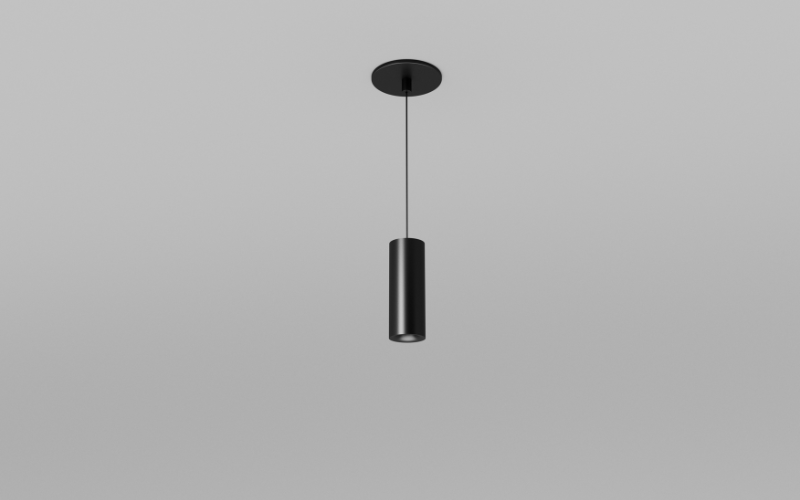 Axis Lighting. C55PD. Cylinder 55 Pendant Monopoint.