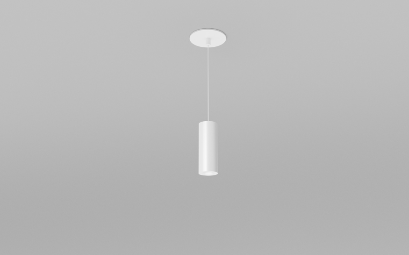 Axis Lighting. C55PD. Cylinder 55 Pendant Monopoint.