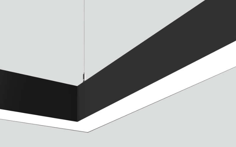 Axis Lighting. TB4WDILEDPAT. Beam 4 LED WALL MOUNT - DIRECT / INDIRECT REGULAR LIT CORNER PATTERNS.