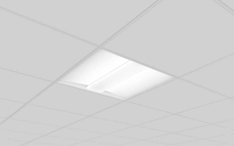 Axis Lighting. AULED. Aura 2x2 RECESSED T-Bar & Drywall.