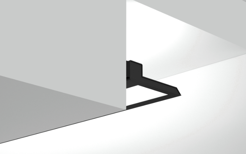 Axis Lighting. PSKDI. POSE KNIFE EDGE DI WALL MOUNT- Right Angle.