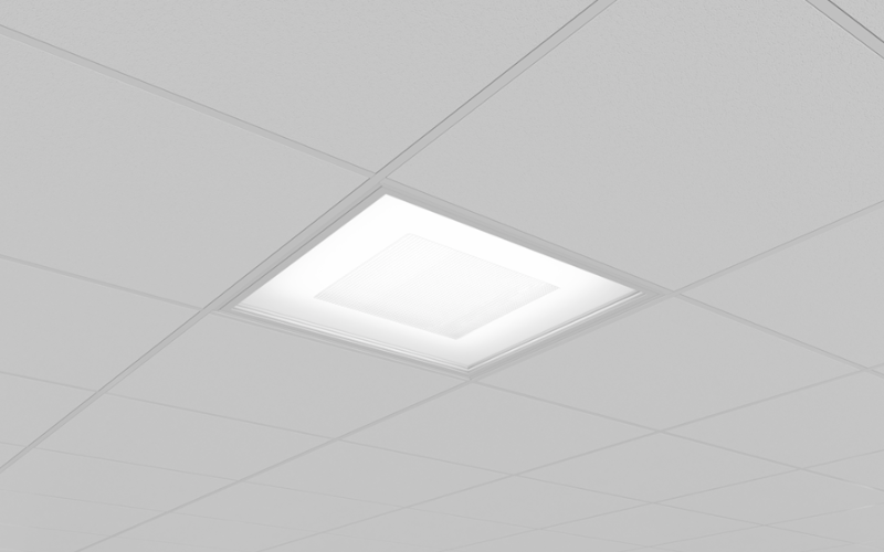 Axis Lighting. SKVLED. SkyeView 2x2 Recessed T-Bar & Drywall.