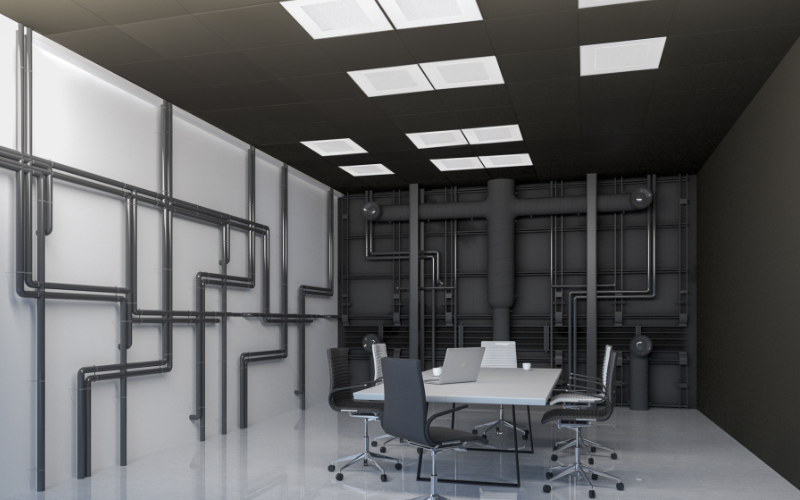 Axis Lighting. SKVLED. SkyeView 2x2 Recessed T-Bar & Drywall.