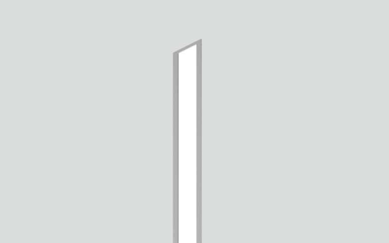 Axis Lighting. B2SQRVLED. Beam 2 Square RECESSED VERTICAL MOUNT.