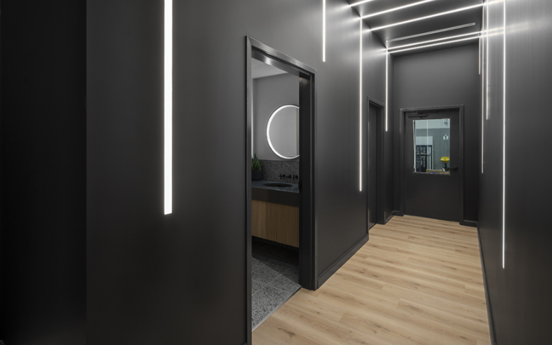 Axis Lighting. B2SQRVLED. Beam 2 Square RECESSED VERTICAL MOUNT.