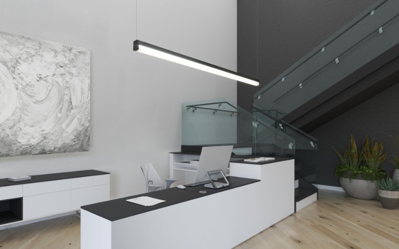 Axis Lighting. PRLED. Prime Round LED Pendant mount.