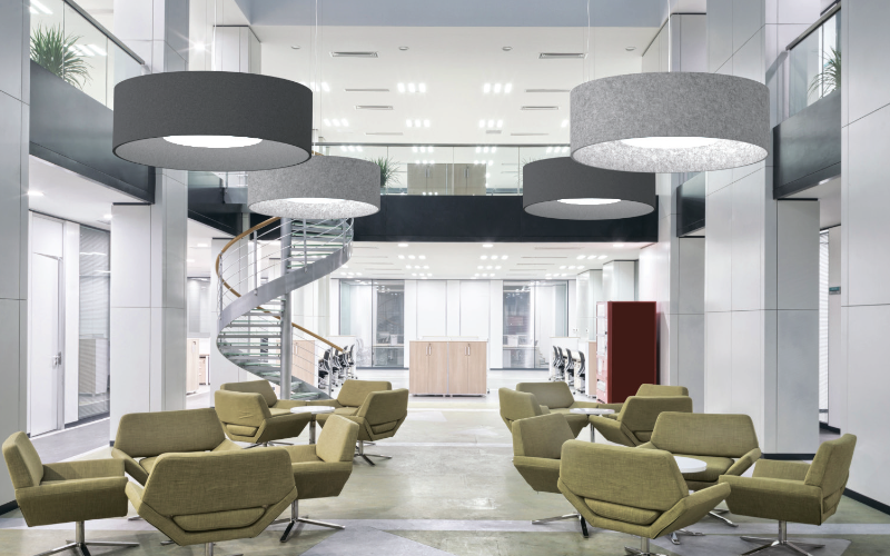 Barbican Lighting. ARF-107. Hamlin Uno ACOUSTIC FIXTURE.