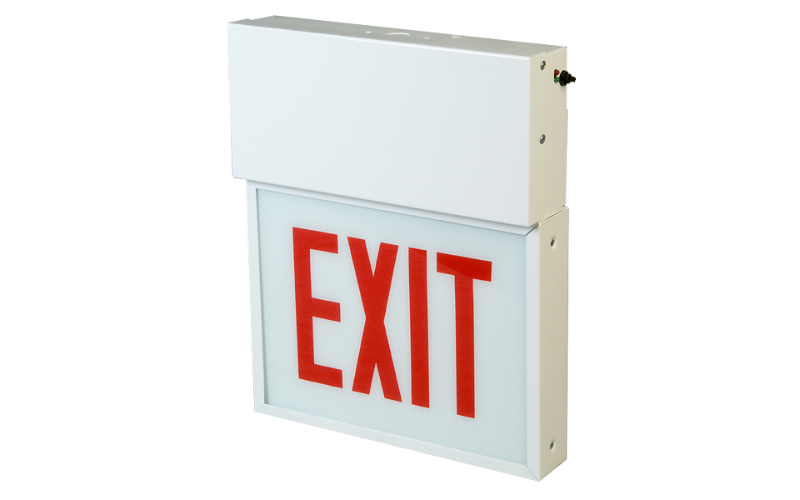 Big Beam Emergency Systems. ECXL/ERCXL. Chicago Approved LED High Capacity Exit Sign.