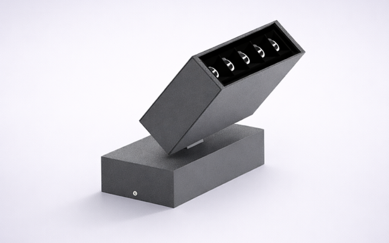 Bullard Bollards. BB-2592.FPGT-GH. Edge Spot 300 Dark Medium Power Spotlight.