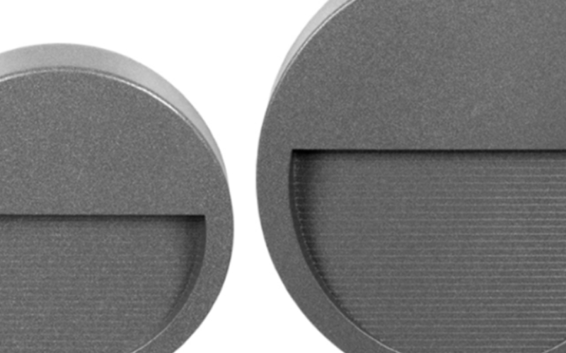 Bullard Bollards. BB-1392.00BGXP-GH. OTICS Round Surface Mounted Wall Luminaire.
