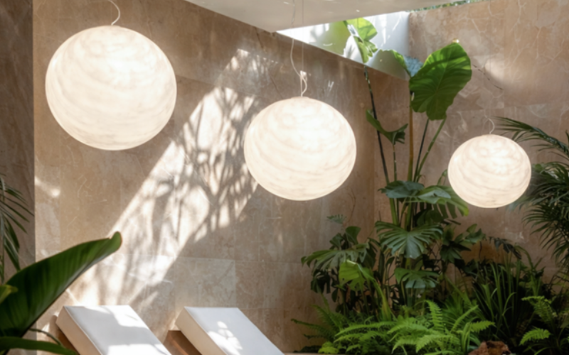 Bullard Bollards. BB-MS-SD. Mineral Suspended Outdoor Pendants / Catenary System.