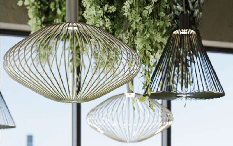 Bullard Bollards. BB-D0081-MI. Fili Outdoor Pendants / Catenary System.