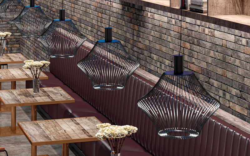 Bullard Bollards. BB-D0081-MI. Fili Outdoor Pendants / Catenary System.