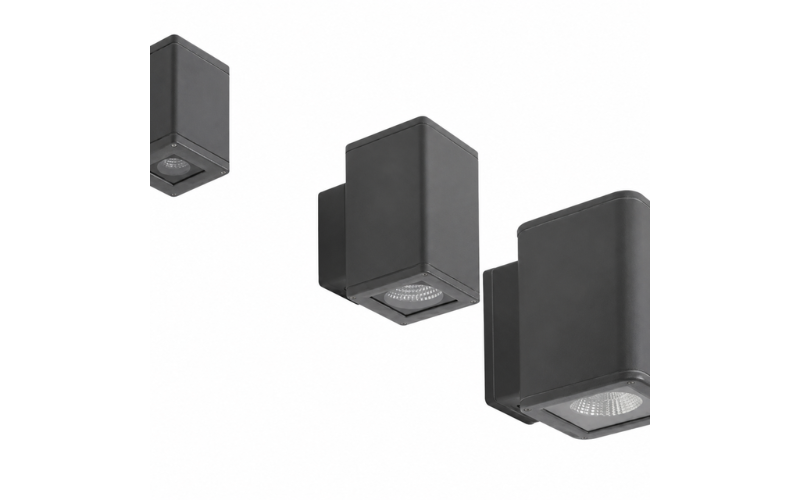 Bullard Bollards. BB-001961.BRST-GH. Errot Wall Collection Surface Mounted Wall Washer.