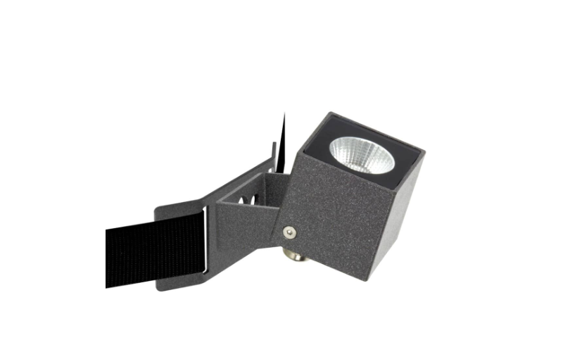 Bullard Bollards. BB-MGAXSSTR-SQ70-SP-GH. Mega AXIS STRAP SQ 70 SPOTLIGHT.