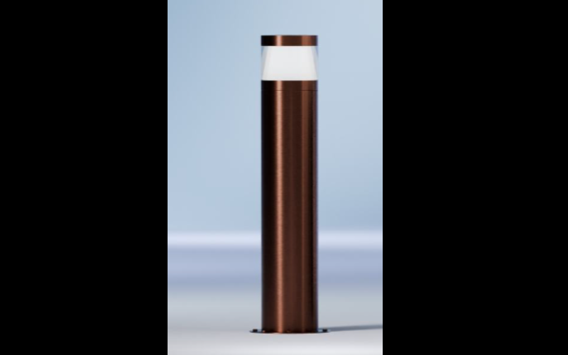 Bullard Bollards. BB-SUXPL-GLC-SC40. Sioux Polo ILLUMINATED Security & Safety Bollards.