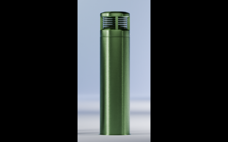 Bullard Bollards. BB-HRCL-GLC-M50. Hercules ILLUMINATED Security & Safety Bollards.