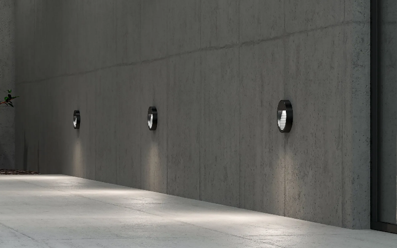 Bullard Bollards. GH1360.BGXP. VERSO FLAT R RD GLASS 140.