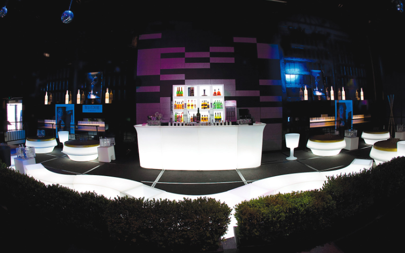 Bullard Outdoor. BO-BAR11-IF. JUMBO BAR (ILLUMINATION FURNITURE).