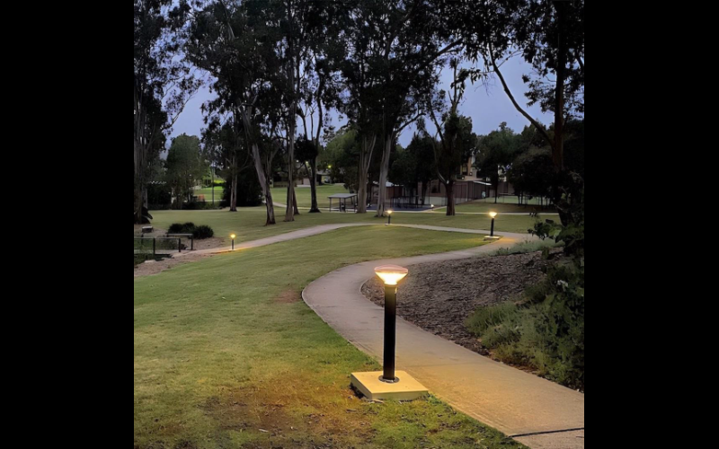 Bullard Solar. BS-VSNE100-SLX. VISION E100 VANDAL RESISTANT SOLAR BOLLARD.