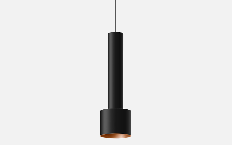 Bega US. 50 587. STUDIO LINE Shielded Pendant luminaire Velvet black.