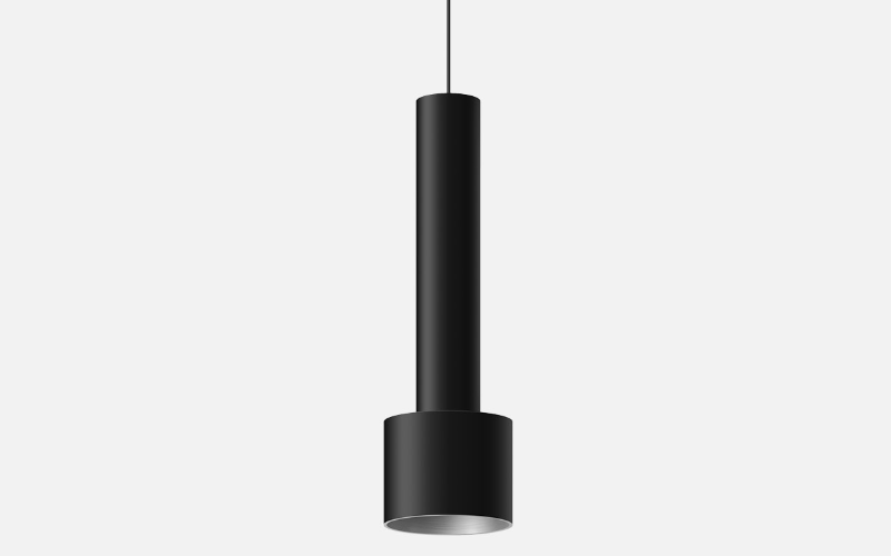 Bega US. 50 587. STUDIO LINE Shielded Pendant luminaire Velvet black.