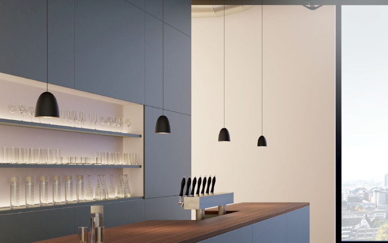 Bega US. 56 614. STUDIO LINE Shielded pendant Velvet black.