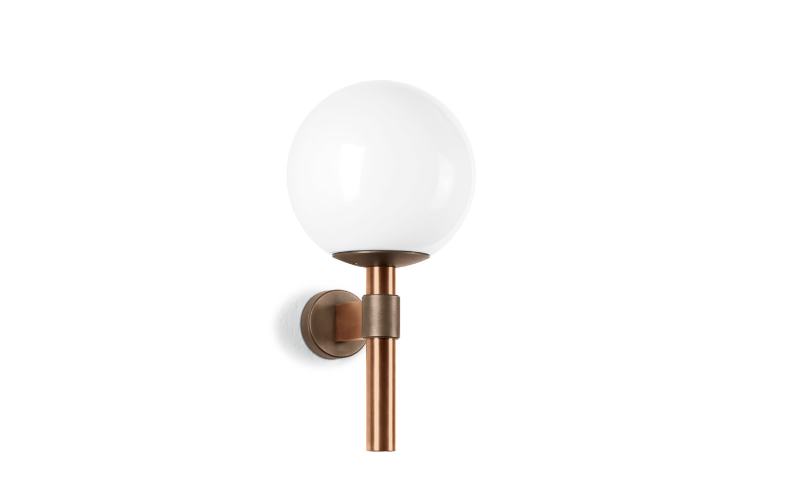 Bega US. 31 218. Cast bronze and copper wall luminaire Unshielded.