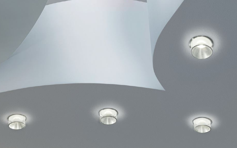 Bega US. 12 066. Semi-recessed downlight.
