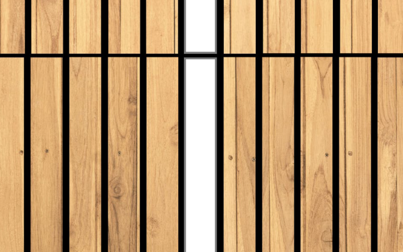 BASO. PANO 3.25'' WOODWORKS LINEAR VENEERED PANELS.