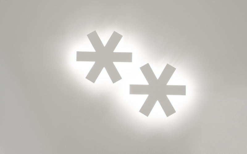 BYIBA Light. BY-2516R-PL. ASTERISK (wall).