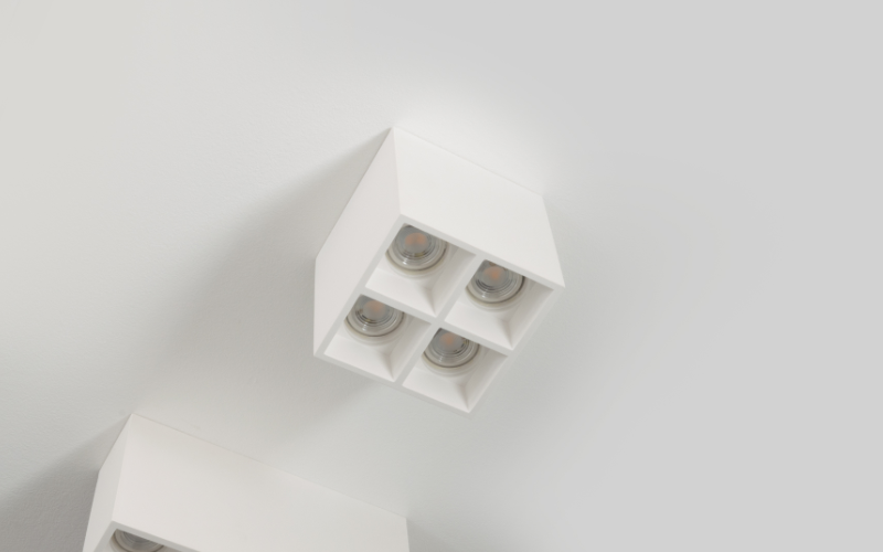 BYIBA Light. BY-8943O-9010. BANISTER QUADRO (ceiling-mounted).