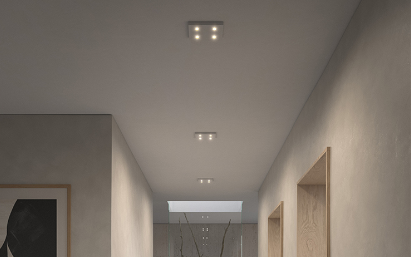 BYIBA Light. BY-8914Q-9010. FLATTI QUADRO (Ceiling-Mounted).