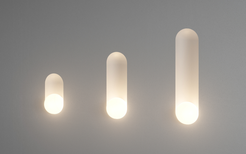 BYIBA Light. BY-2523A-NN-PL. Segno Small (wall recessed).