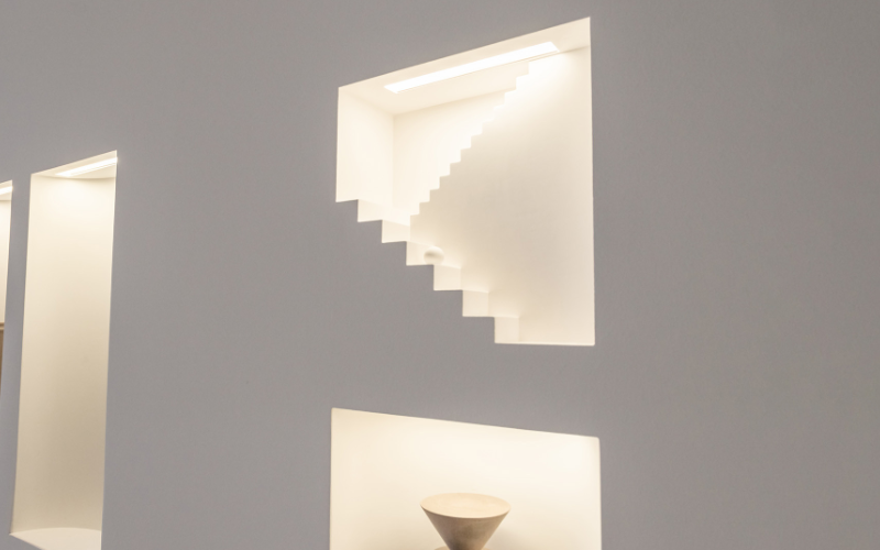 BYIBA Light. BY-2524D-PL. MICROCOSMI MIRAGE  (wall recessed).