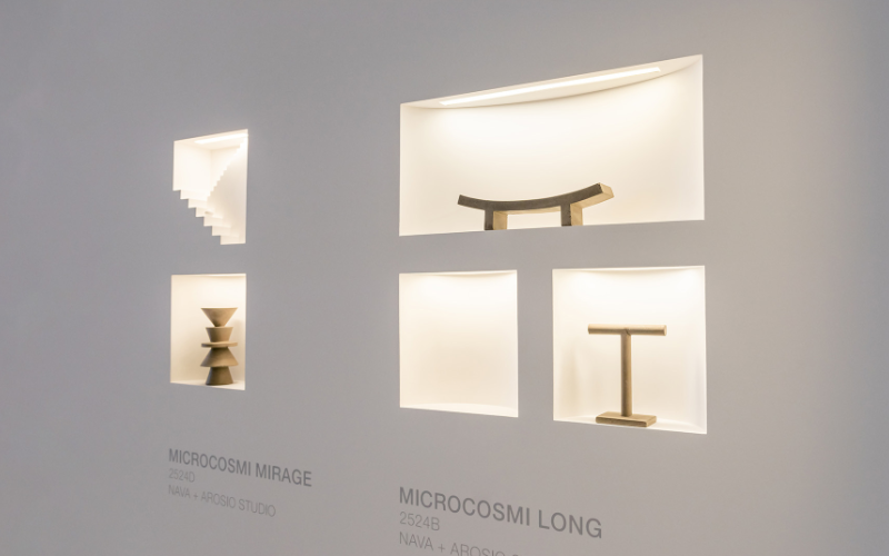 BYIBA Light. BY-2524A-NN-PL. MICROCOSMI SQUARE  (wall recessed).