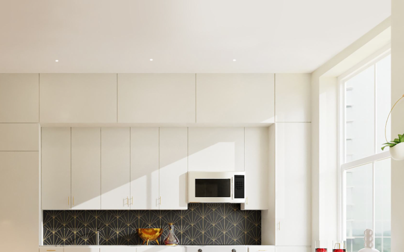 BYIBA Light. BY-4249R-9010. MINILED QUADRO (ceiling recessed).