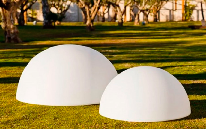 Cerchio Lighting. SL-12G-50. 1/2 GLOBO 50 (TABLE/FLOOR LAMP).
