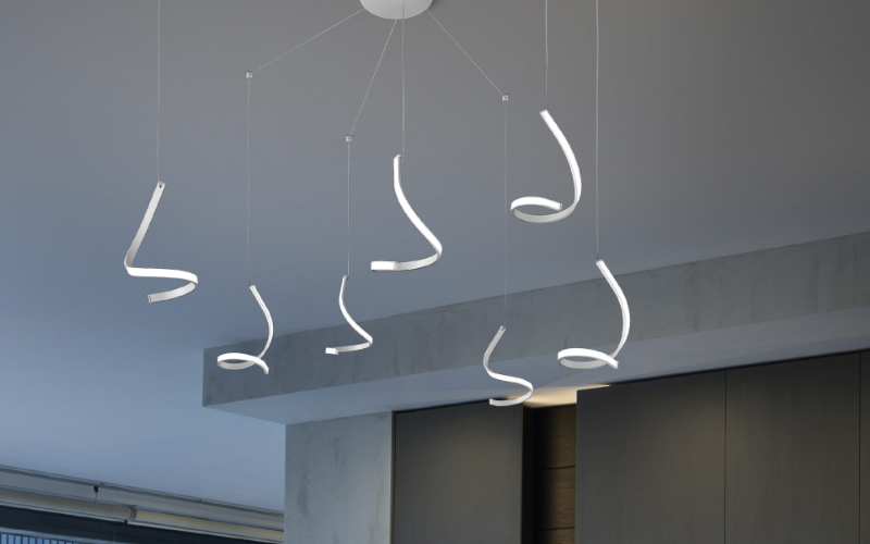 Cerchio Lighting. 2133. TAPE SUSPENDED.