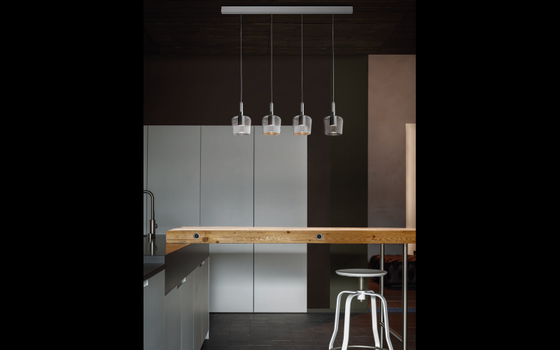 Cerchio Lighting. CH-JOL-GL. Jolie (SINGLE FIXTURE) BEAM DOWN.